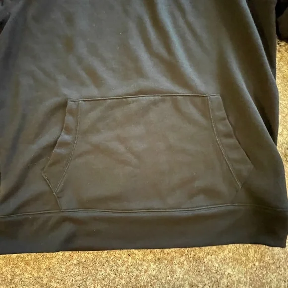 Athleta Incline Hoodie Pullover   size Medium   Black color   front pocket - Picture 5 of 7